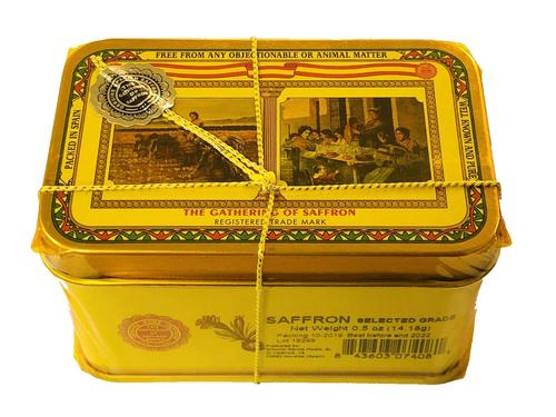 The Gathering of Saffron Brand Saffron from Spain, Spanish Saffron, 0.5oz