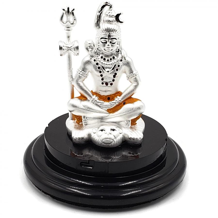 999 Pure Silver Lord Shiva Idol / Statue / Murti 43903 USA