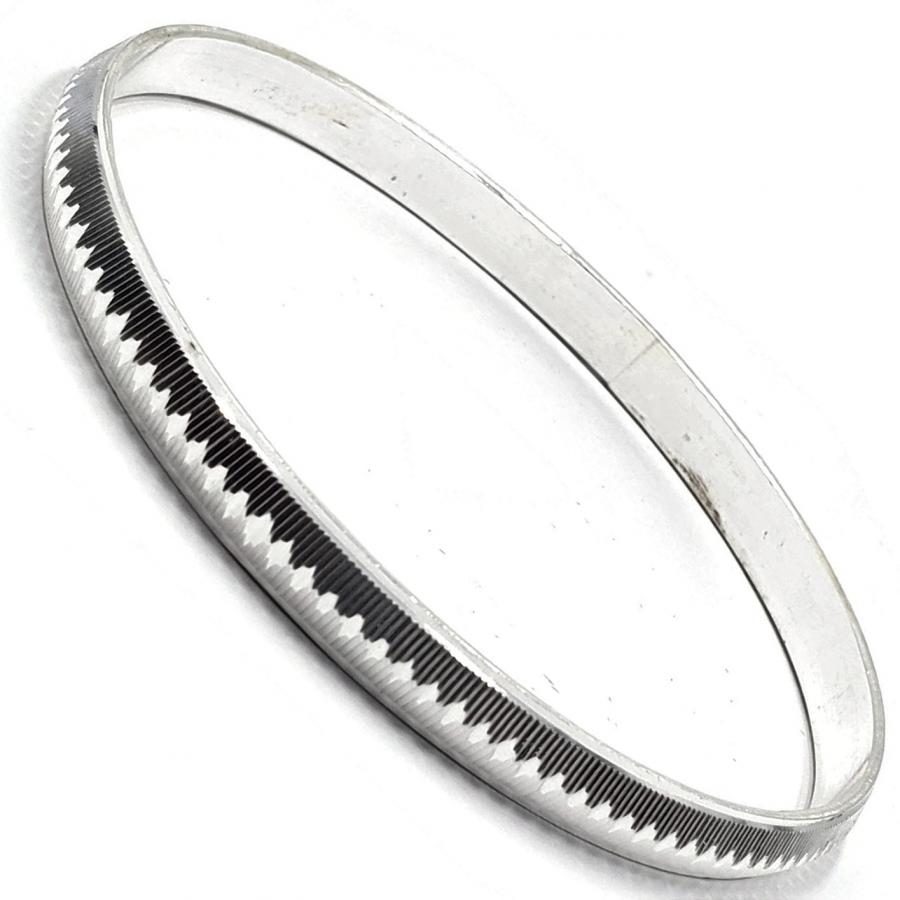 925 Solid Sterling Silver Punjabi Sikh Ladies / Teens Kada #05 925 Solid Sterling Silver Punjabi Sikh Ladies / Teens Kada #05