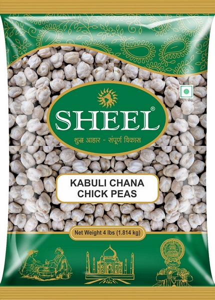 Sheel Chick Peas - Jumbo / Big Size - Kabuli Chana 4 LBS