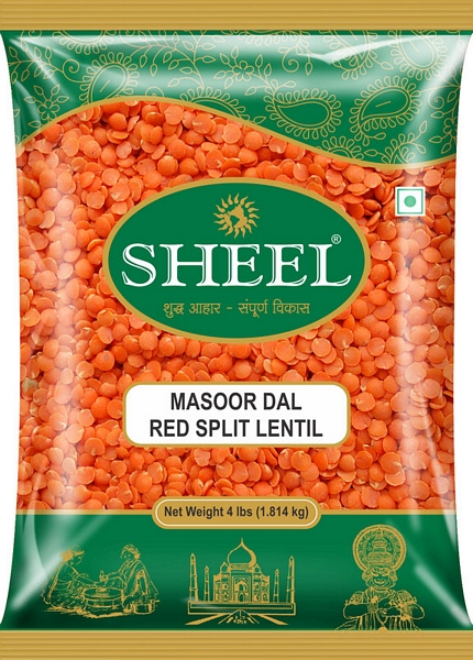 SHEEL RED SPLIT LENTIL / MASOOR  DAL 4LBS