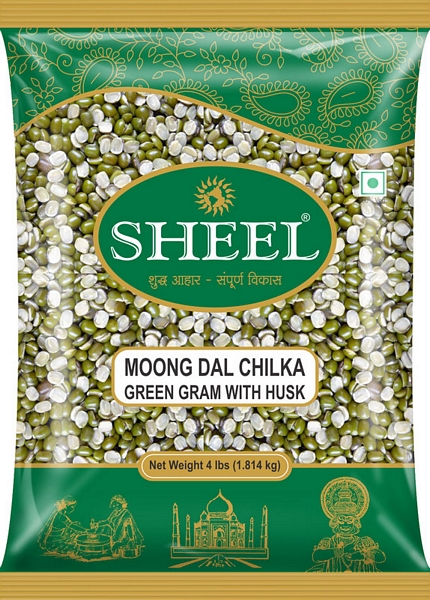 SHEEL MOONG DAL CHILKA / SPLIT MOONG WITH HUSK 4LBS