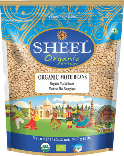 Sheel Organic Moth Beans (Matki Beans) 2lbs 