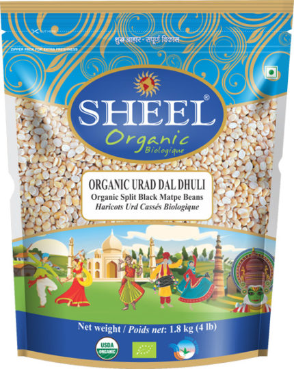 SHEEL ORGANIC URAD DAL DHULI 4LBS