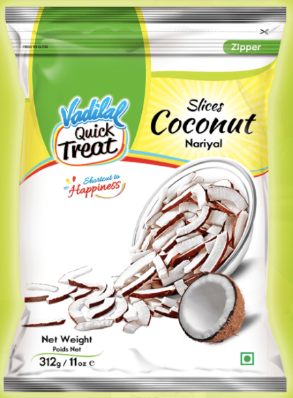 Vadilal Slices Coconut / Nariyal - (312g / 11oz)
