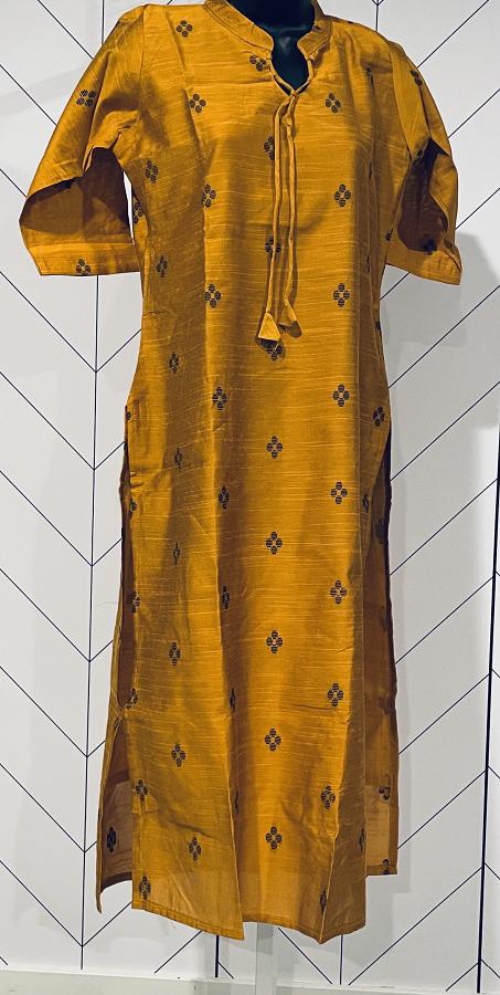 Elegant Style Designer Pure Cotton Kurti (Sizes S, M, L)