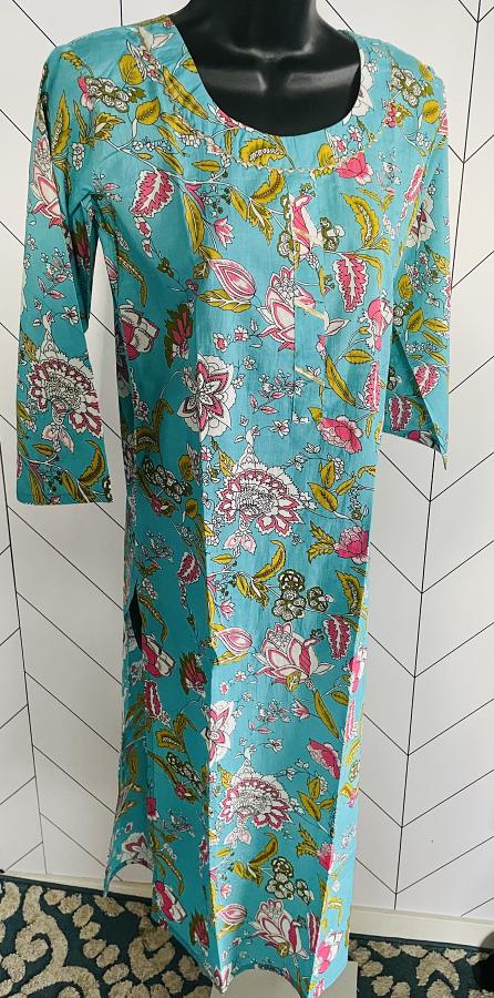 Pure Cotton Kurti with straight pant(Size M)