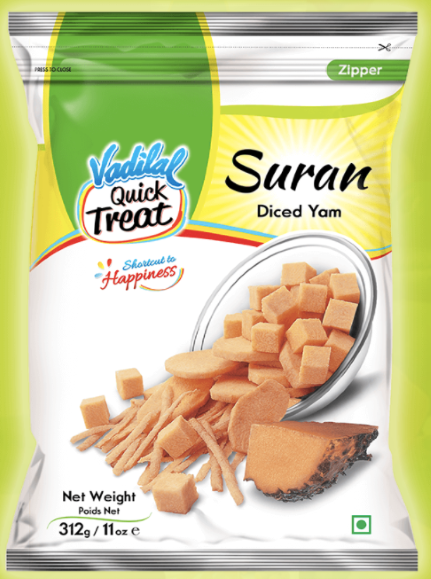 Vadilal Suran / Diced Yam - (312g / 11oz)