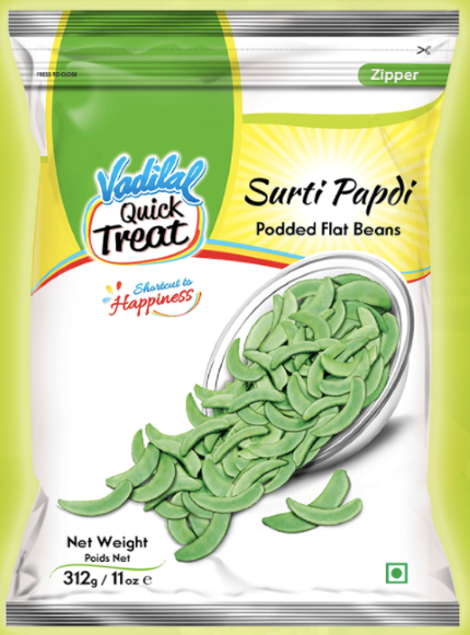 Vadilal Surti Papdi / Padded Flat Beans - (312g / 11oz)