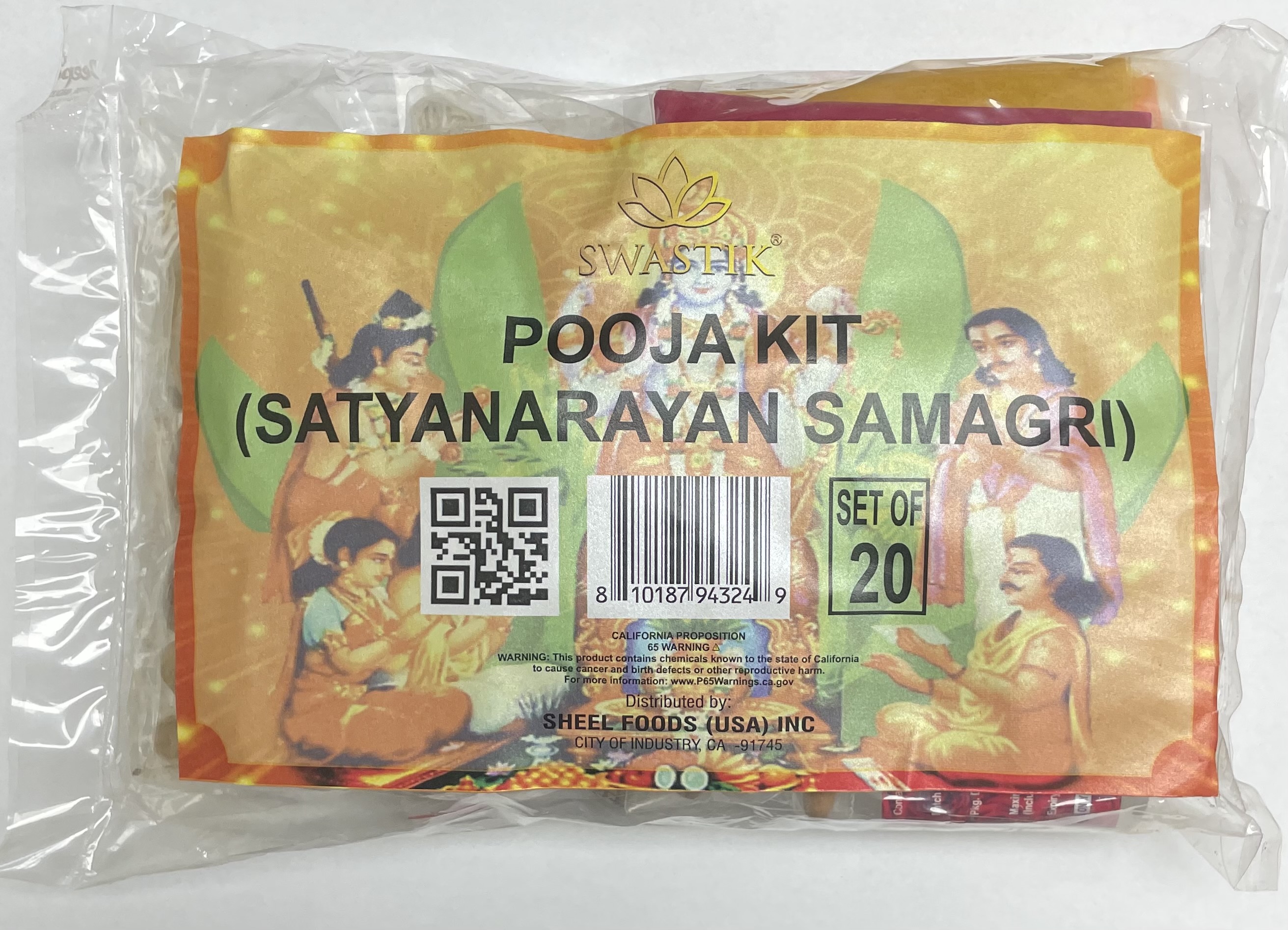 Swastik - Pooja Kit Satyanarayan Samagri- Net Wt: 22.2 oz. (630gm)