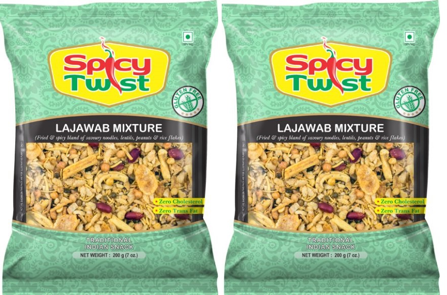 Spicy Twist – Snack – Lajawab Mix 7oz (Pack of 2 – 7oz + 7oz – 14oz) Spicy Twist – Snack – Lajawab Mix 7oz (Pack of 2 – 7oz + 7oz – 14oz)