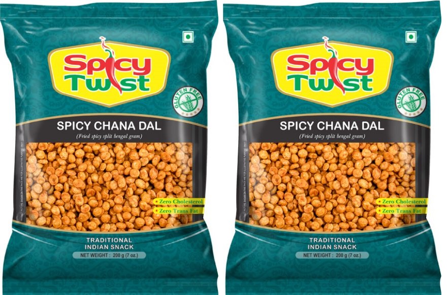 Spicy Twist – Snack – Spicy Chana Dal 7oz (Pack of 2 – 7oz + 7oz – 14oz)