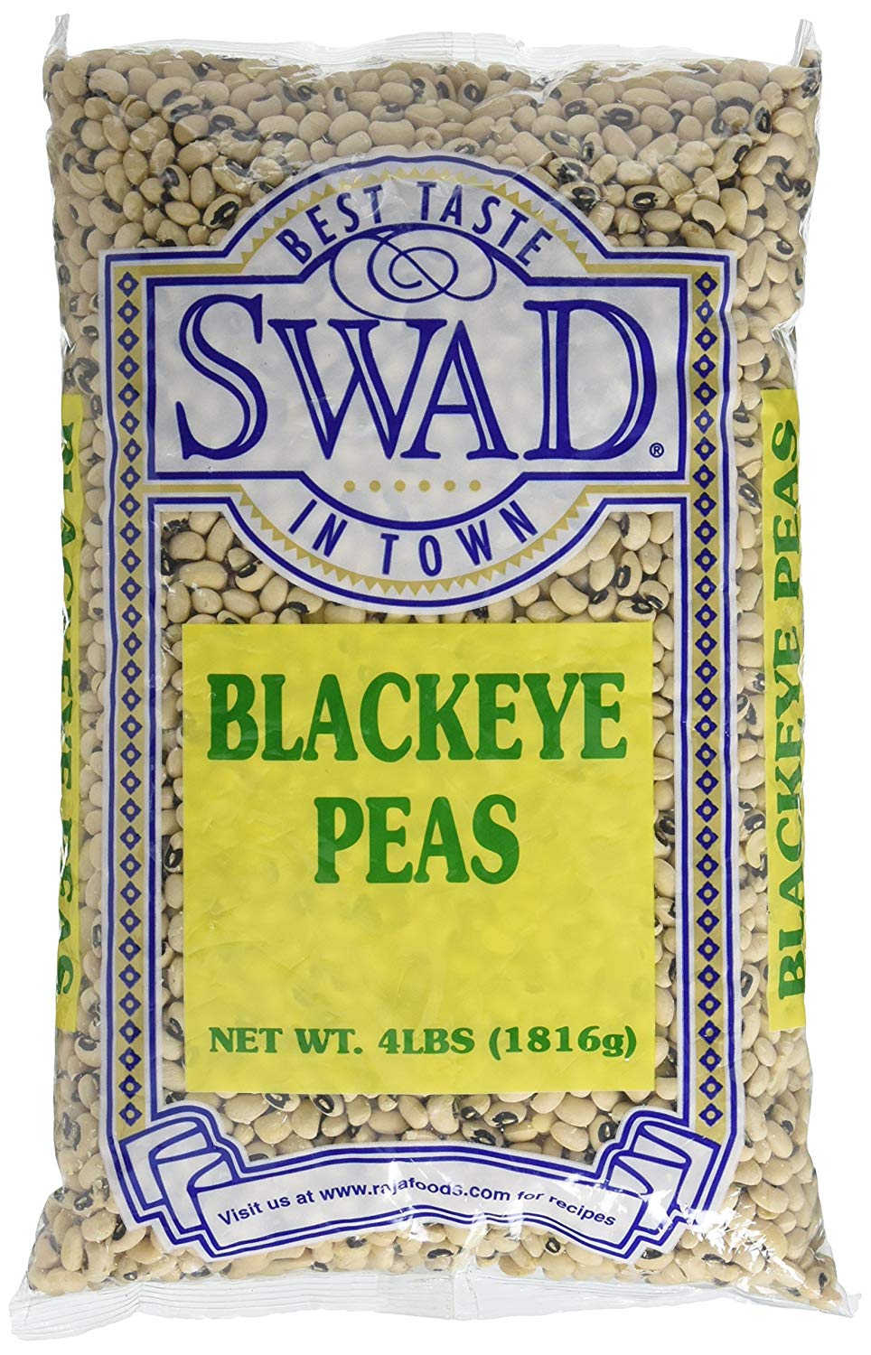 Swad Black Eye Peas Beans, 4 Pound