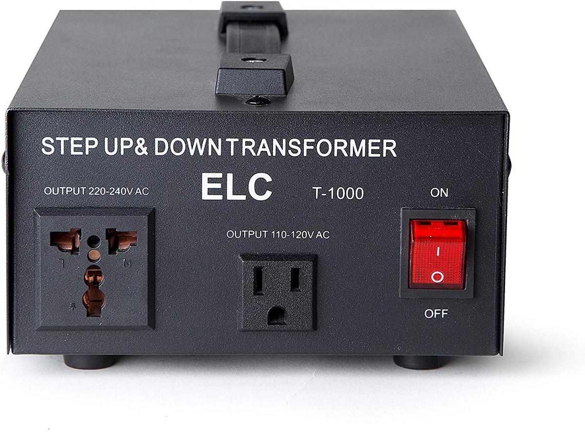 ELC T-1000 Voltage Converter Transformer Step Up/Down 1000 Watts 110V/220V ELC T-1000 Voltage Converter Transformer Step Up/Down 1000 Watts 110V/220V
