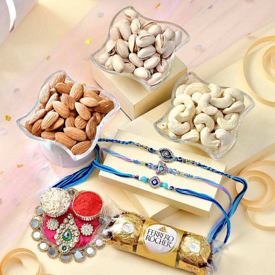 Grand Rakhi Trio Choco Delight