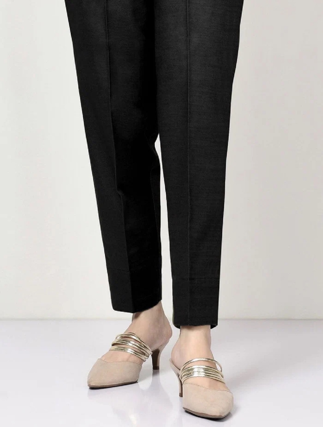 Women's black Lawn Cotton Pants – Pakistani & Indian Traditional Wear