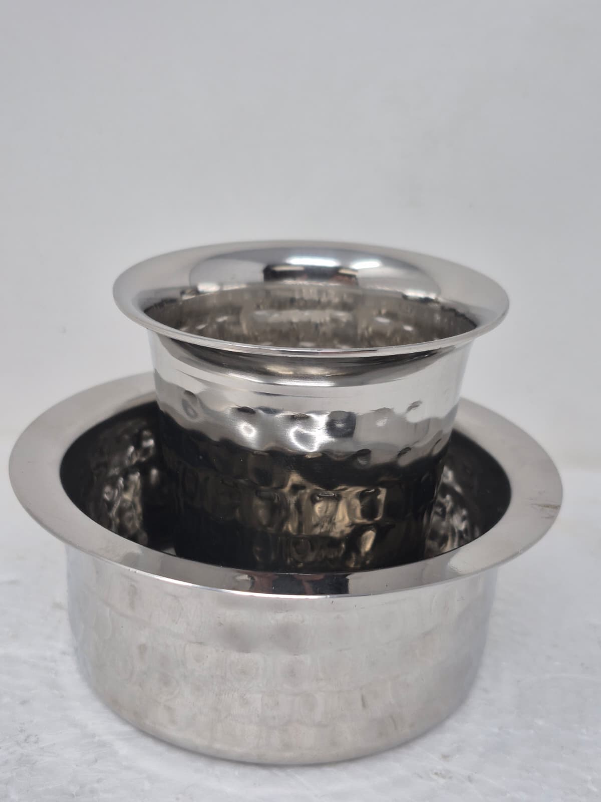 TABAKH Traditional Steel Tumbler Set Hammered