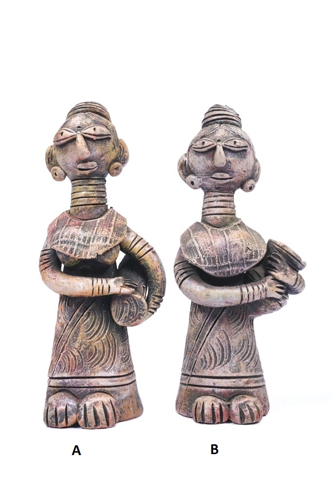 Handmade Terracotta Girl Doll