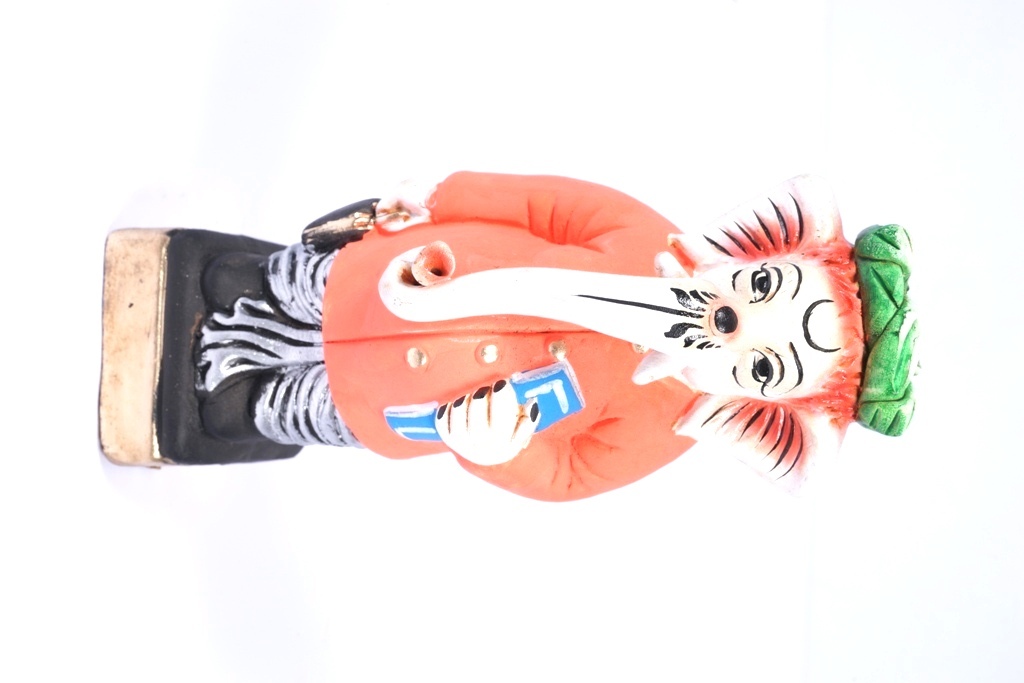 Smart Ganesha  Navarathri Golu Doll  Orange