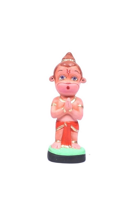 Navarathri Terracotta CUTE BABY HANUMAN IN PRAYING POSE