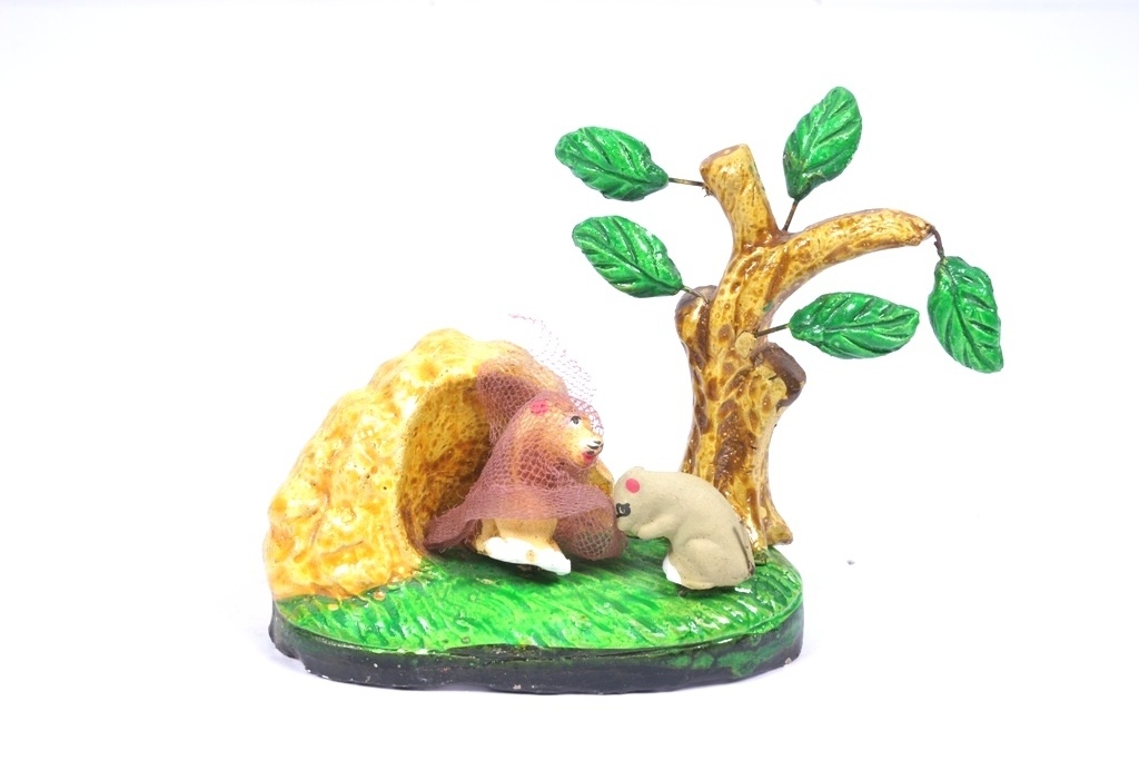 The Lion & Mouse Panchatantra Story Navarathri Golu Doll 