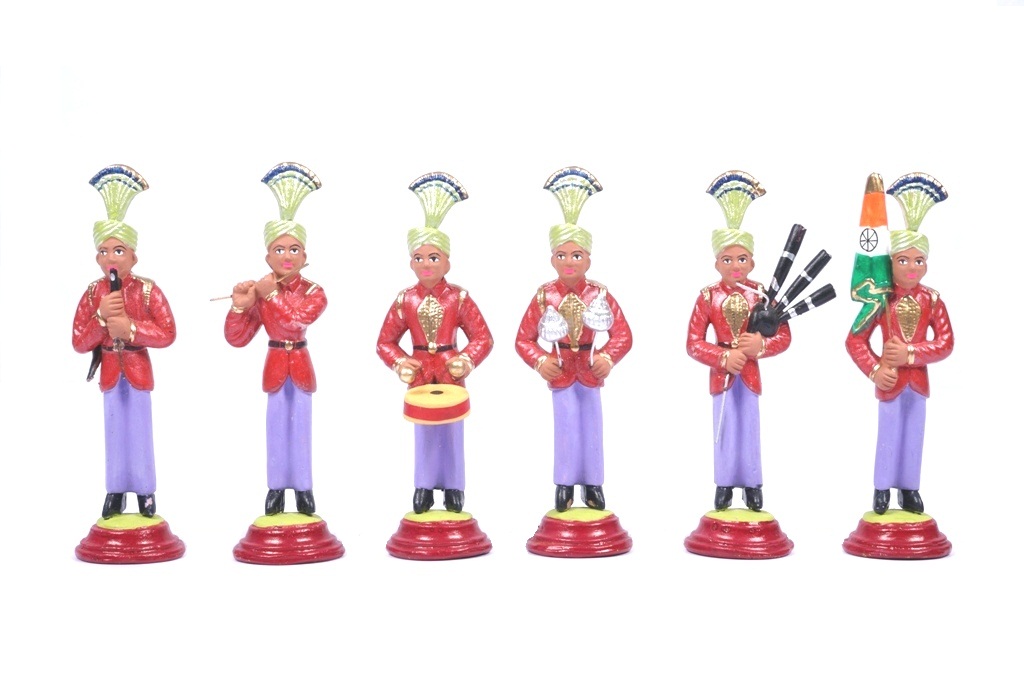MUSIC BAND SET  Navaratri Clay Doll 