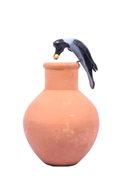 Navarathri Terracotta Thirsty Crow