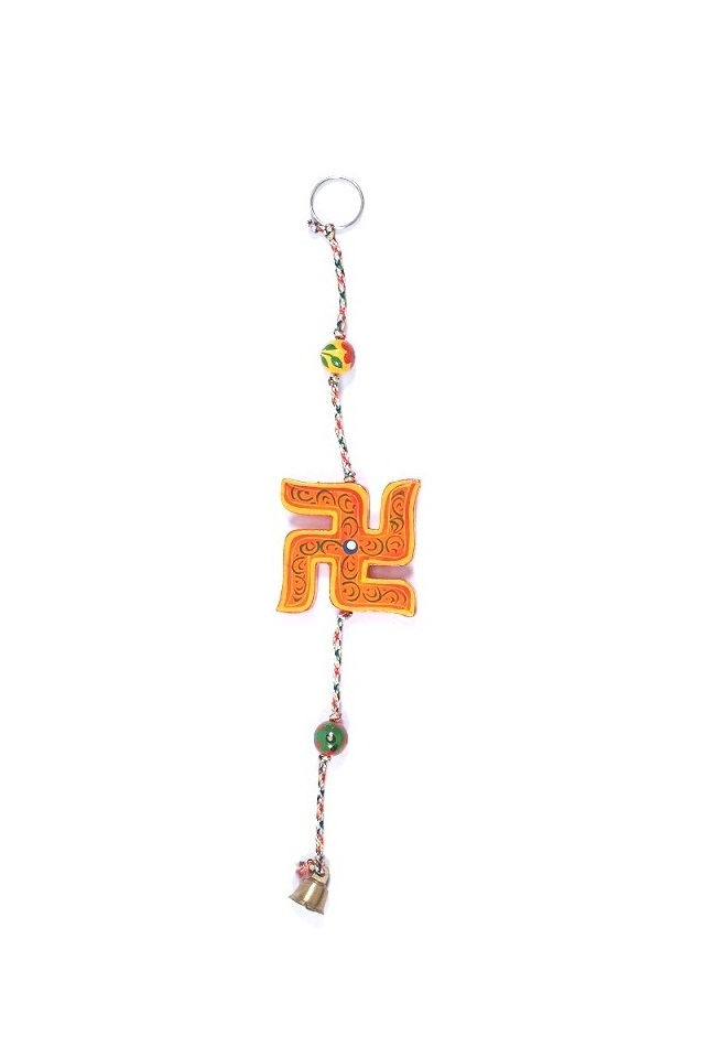 Trendy Banarasi Single Bead Swasthik Thoran
