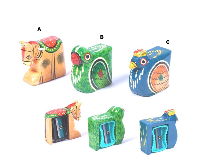 Banarasi Wood Pencil Sharpner