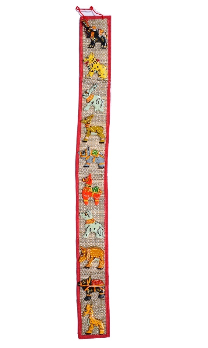 Indian Animal Mat Panel from Orissa 