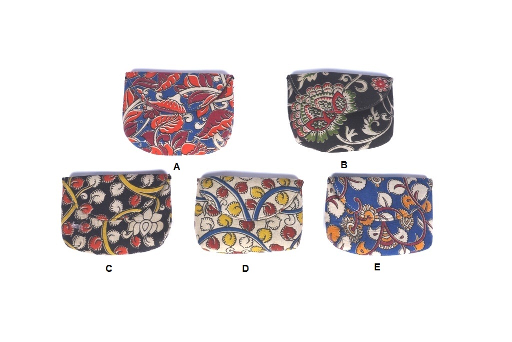 Pretty Kalamkari Flap Pouch