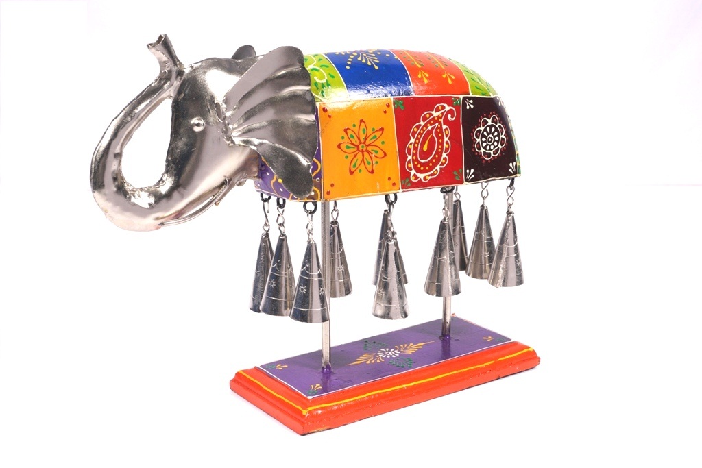 Rajasthani Metal Emboss Painting Elephant