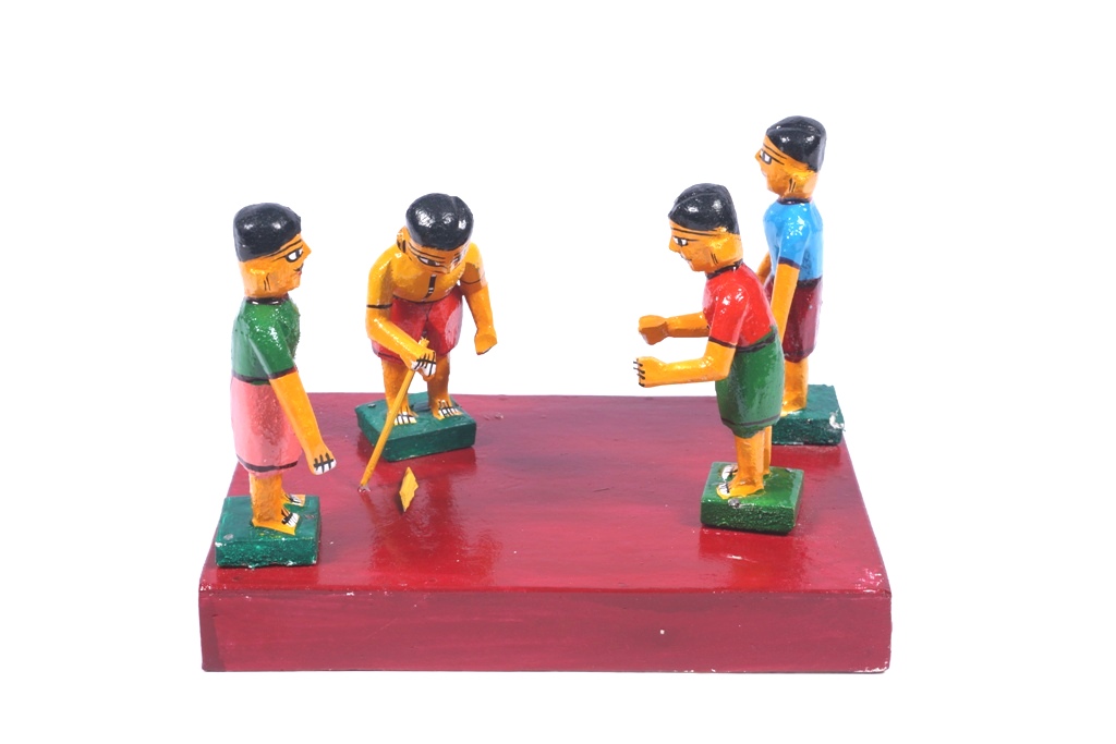 Kondapali Children Playing Gilli Navarathri Golu Doll