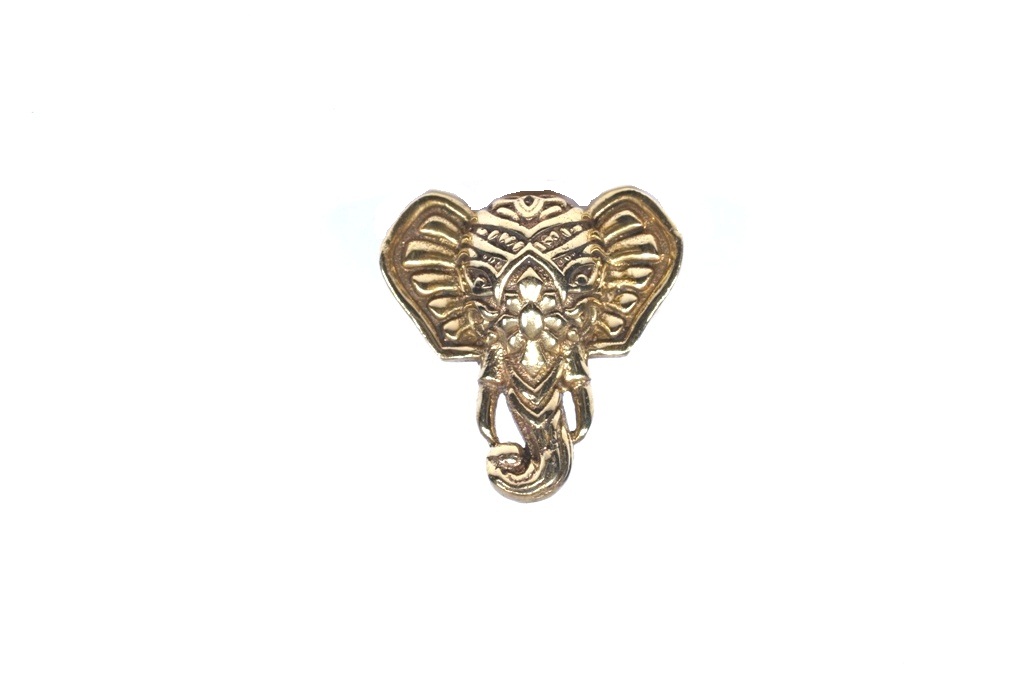 Metal Elephant Ring Gold