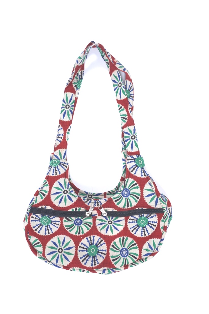 Cute Kalamkari Compact Fabric Handbags Maroon #53760 | Buy Trendy ...