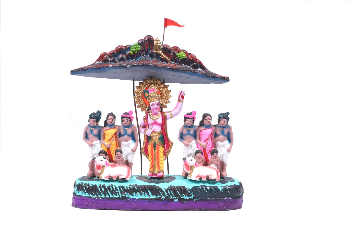 Krishan Govardhan Navarathri Golu Doll 10"