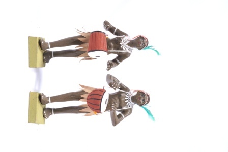 Lovely Tribal Men Playing Drums
