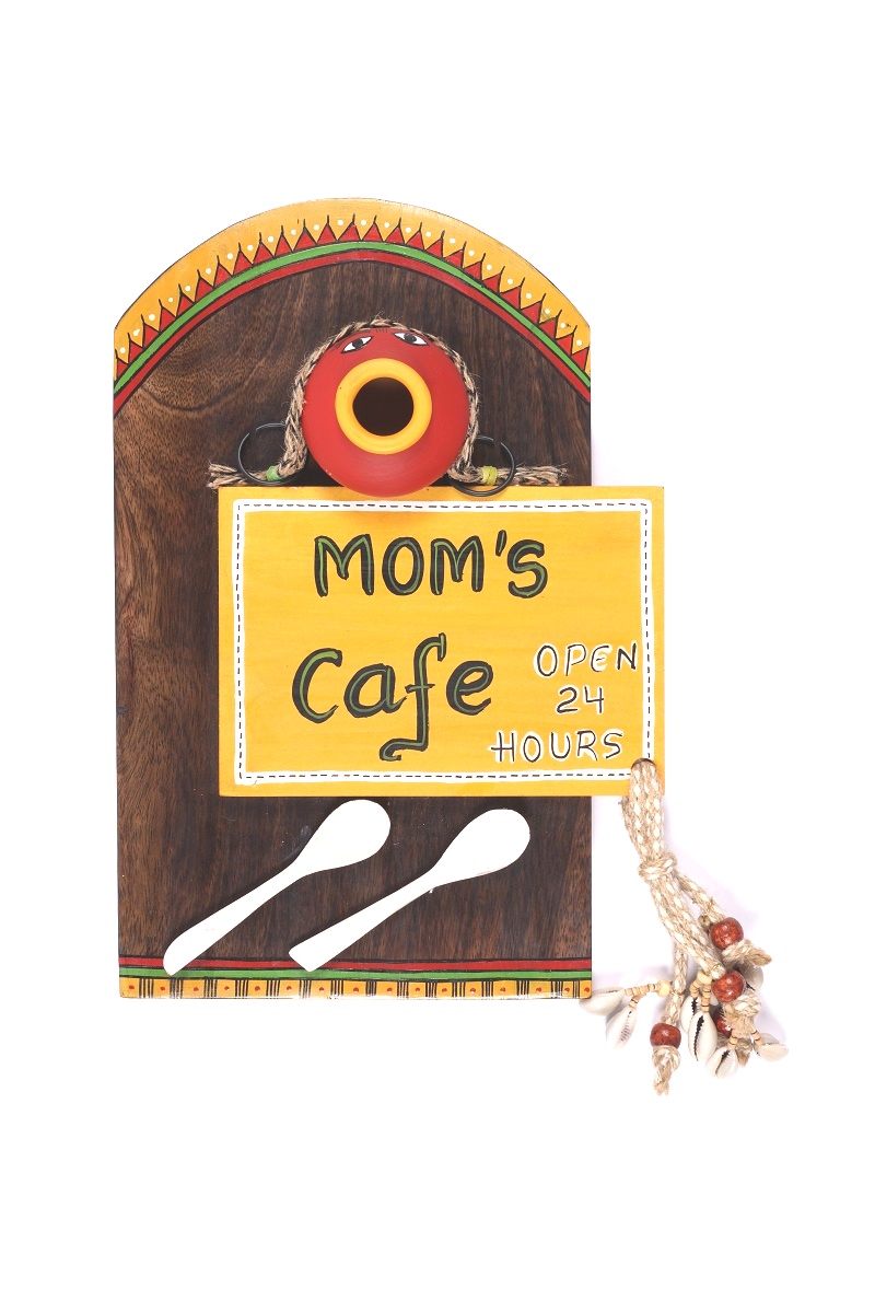Handcrafted Kitchen Decor “Mom"s Cafe”