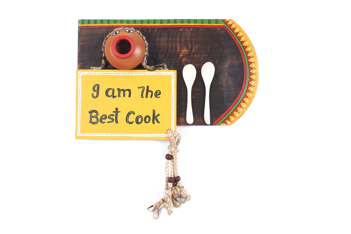 Handcrafted Kitchen Decor “I Am Best Cook”