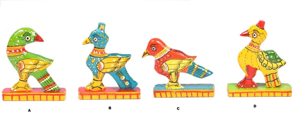 Indian Birds In Wood From Oriissa