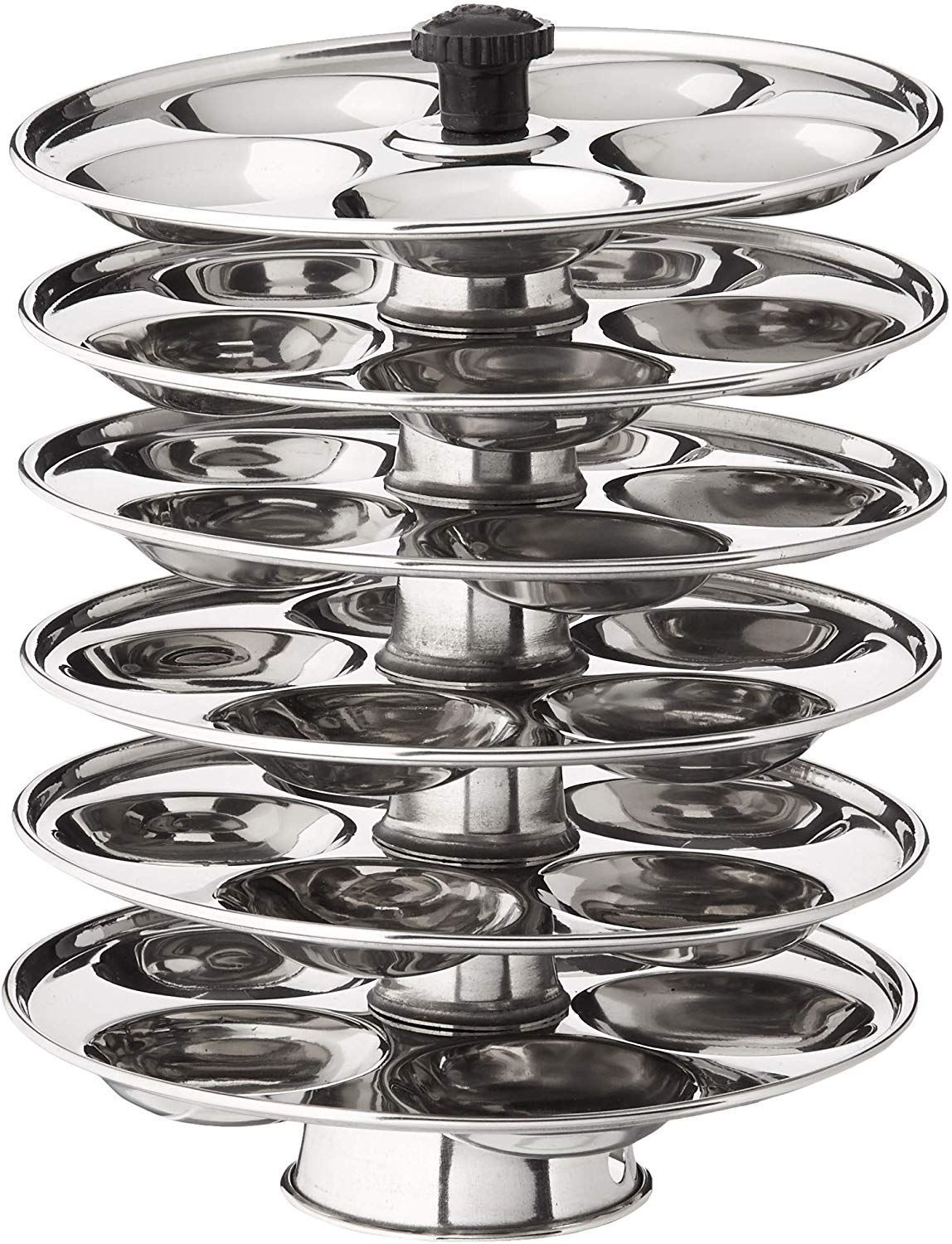 Tabakh 6-Rack Stainless Steel Baby Mini Idli Stand, Makes 30 Mini Idlys Tabakh 6-Rack Stainless Steel Baby Mini Idli Stand, Makes 30 Mini Idlys