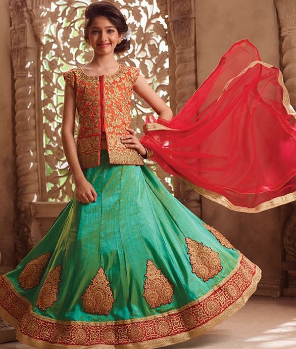 small girls ghagra