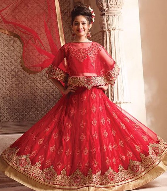 small girls ghagra