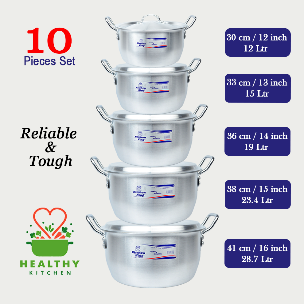 Kitchen King | Topical Casseroles Set 12-16″ (10 Pcs)