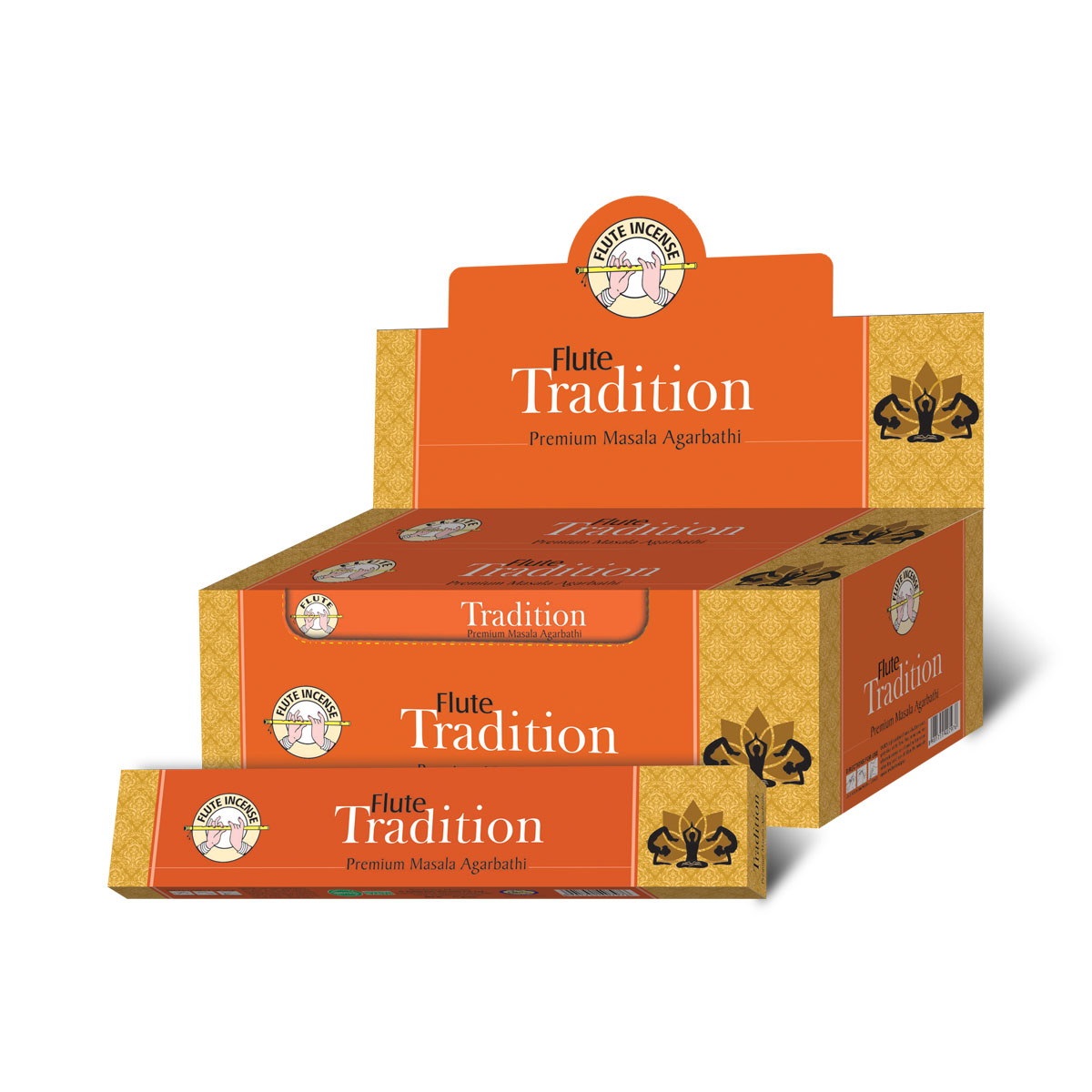 Flute Brand Premium Masala - Tradition - 15 Grams/Pack - 12 Packs/Box Flute Brand Premium Masala - Tradition - 15 Grams/Pack - 12 Packs/Box