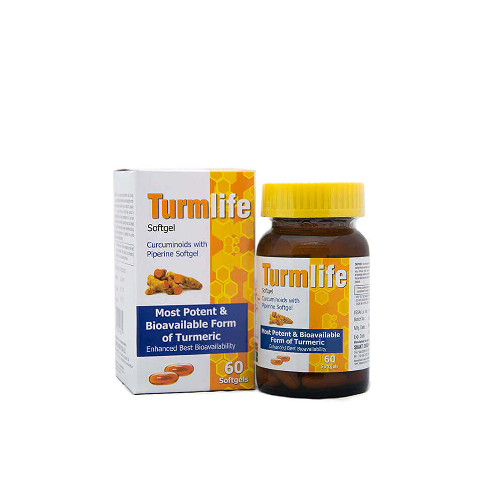 Turmeric Curcumin -Turmlife Softgel - Curcuminoids Piperine Softgel 60 pcs Turmeric Curcumin -Turmlife Softgel - Curcuminoids Piperine Softgel 60 pcs