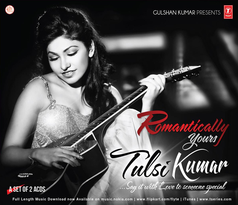Romantically Yours By Tulsi Kumar Hindi CD - set of 2 CDs 