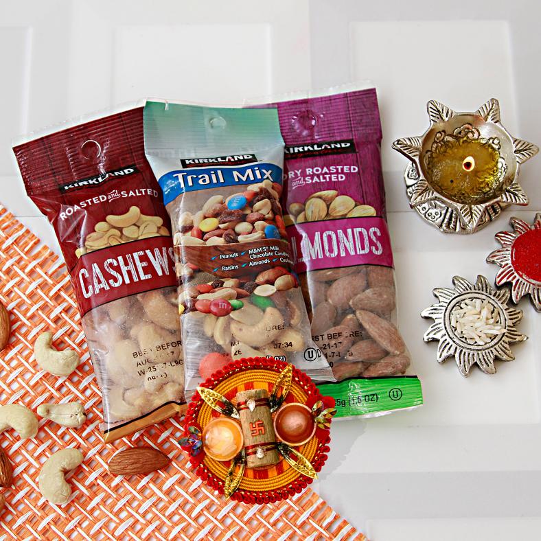 Salted Cashews & Almonds w/ Bhaidooj Tikka Gift Set