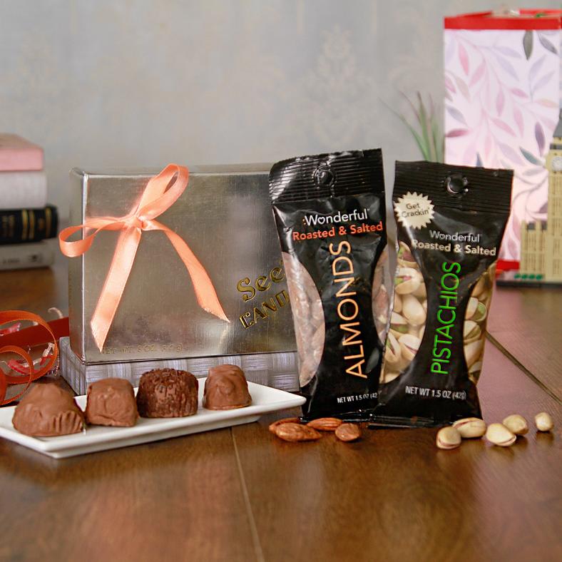 Gift a Box of Sees Chocolate Candies w/ Assorted Dry Fruit Packs 29412