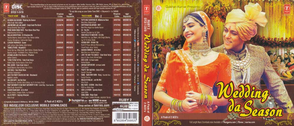 Wedding Da Season Audio (A Pack Of 2 CD's)